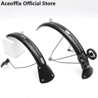 Aceoffix C Line P Line Plastic Mudguard Set for Brompton Bike Leather Mudguard Fender