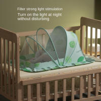 เตียงเด็กมุ้งกันยุงทารกแรกเกิดโดยไม่ต้องด้านล่างพับเด็กหลังคา Yurt ทั่วไปเด็กมุ้งกันยุงเตียงอุปกรณ์เสริมทารก