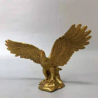 Copper Dapeng Spreads Its Wings and Strives for Eagle's Grand Plan Eagle Eagle Living Room Entrance Office Table Crafts