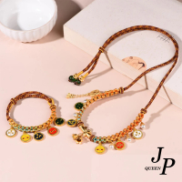 預購 Jpqueen 五路財神藏式手工編織繩可調節手鍊項鍊(手鍊項鍊可選)