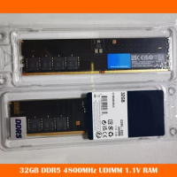 New 32GB DDR5 4800MHz UDIMM 1.1V RAM For CRUCIAL Desktop Memory Work Fine High Quality Fast Ship