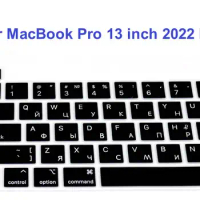 Russian for MacBook Pro 13 inch M2 2022 2021 M1 2020 A2338 A2289 A2251 MacBook Pro 16 2020 A2141 Keyboard Cover keyboard Skin
