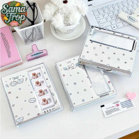Kartun 4 Grid Idol kad Photo Booth Album untuk 40 unit 2x6 inci Photo Strips Bookmark 20 Pcs 4x6 4R 