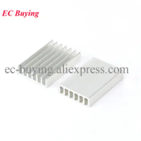5pcs Heatsink 30*20*6mm Radiator Cooler Cooling Fan Aluminum Heat Sink 30X20X6mm for Chip LED Power IC Transistor Module PBC