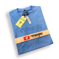 Kaos Embos Pria Sablon Timbul Wrangler Over Size XXL-XXXL Lengan Pendek Original Premium High Qualit