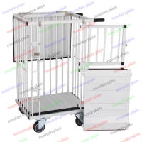 Pet Cage Small Size Pet Carrier Pet Supplies Foldable Aluminum Dog Trolley Handled
