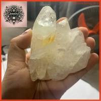 chùm thạch anh pha lê trắng tự nhiên nguyên sinh đá Việt P13
