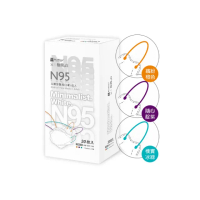 【藍鷹牌】極簡白系列 N95醫用4D立體型成人口罩 三色綜合款 30片x1盒(兩款可選)