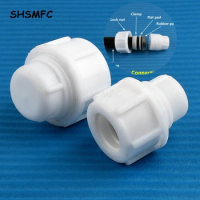 1-5Pcs 25mm 32mm PVC PE Water Pipe Quick Plastic Direct Cap PE Tube End Plug Agricultural Irrigation Accessories