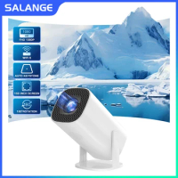 Salange Projector P30 Home Theater Outdoor Cinema 1080P Supported 4K Android 11 WiFi Mini Portable Projector 180 Degree Rotation