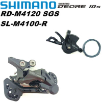 Shimano Deore M4100 1x10S MTB Bike Derailleurs Groupset SL-M4100 Shifter Lever RD-M4120 Rear Derailleur Bicycle switch basic