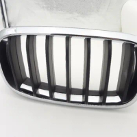 1Pcs Chrome Front Upper Kidney Grille Grill Mesh Right Passenger Side 51117294486 For BMW X5 F15 2014