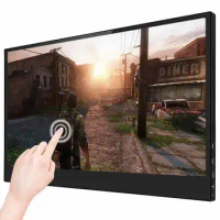 SIBOLAN New Computer Lcd Battery Powered 13.3 Inch 4k UHD Touchscreen Portable Monitor Capacitive USB