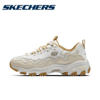Skechers Original Women D'LITES Chunky Shoes Women's Outdoor Sports Walking Lightweight Lace Up Sneakers zapatillas de mujer