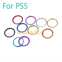 80pcs for Sony Plating Replacement Accessories Accent Rings for Playstation 5 PS5 Controller