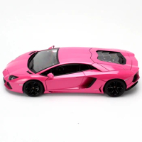 Auto-Art 1:18 Lam-bo LP700-4 AVENT-ADORS Pink Alloy Simulation Model Car