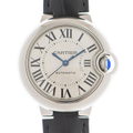 CARTIER 卡地亞 Ballon Bleu 經典羅馬時標機械皮帶腕錶 WSBB0030 x33mm
