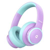 ICLEVER BTH26 CO17-2083N-21 ANC 藍牙5.0 兒童耳機 紫綠色 (V000)