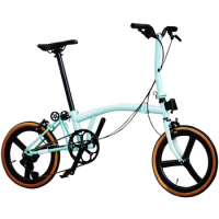 German-Designed Mini Folding Bike 16 inch Aluminum Alloy Men or Women Lightweight bicycles