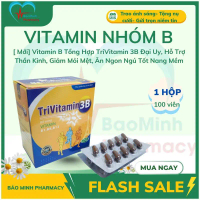 [Khuyến mãi sốc] TriVitamin 3B Đại Uy,Vitamin B Tổng Hợp Vàng, Hỗ Trợ Thần Kinh, Giảm Mỏi Mệt, Ăn Ng