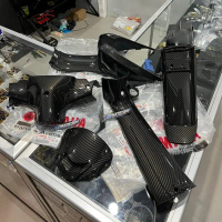 body kasar fizR custom carbon body original YAMAHA - Fullset + visor, Original Yamaha