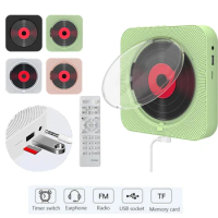 New Portable CD Player Bluetooth5.1 Speaker Stereo CD Players LED Screen 3.5mm CD Music Player with IR Remote Control FM Radio