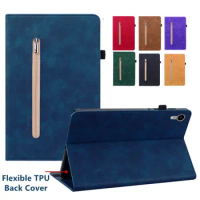 Coque for Samsung Galaxy Tab S6 Lite Case 2020 2022 PU Leather Capa for Funda Tab S6 Lite P610 P615 P613 P619 Tablet Case Wallet