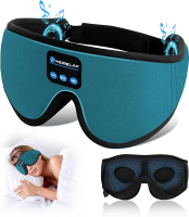 Sleep Mask with Bluetooth Headphones 3D Sleep Mask Wireless Music Eye Mask for Sleeping Side/Back Sl