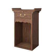 New Chinese Style Solid Wood Altar Cabinet Modern Minimalist Altar Incense Burner Table Entrance Household Altar