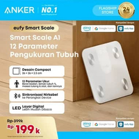 Eufy Weighing Scales for Body Weight, Digital Scales with Bluetooth, Body Fat Scales, 12 Measurement