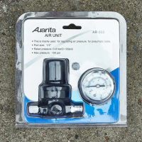 Air Regulator Auarita AR802 Drat 1/4 Pengatur Tekanan Udara Spray Gun
