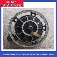 16 Inch Hub Motor 36V/48V 350W/500W Electric Bike Drum Brake Electric Bicycle Hub Motor