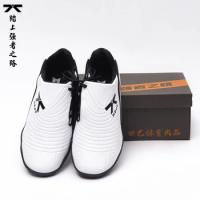 Firmway Professional Taekwondo Shoe for Unisex Soft Sole Kids Kung Fu Comfortable Men Women Tai Chi Karate Shoes White Sneakes