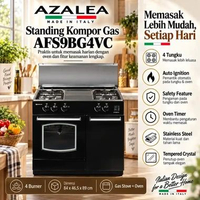 Azalea AFS9BG4VC Standing Kompor Gas DAN OVEN 4 TUNGKU