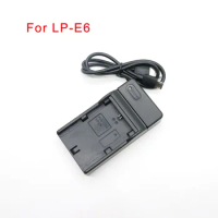 Digital USB Camera Battery Charger For Canon LP-E6 EOS 5D Mark-II, EOS 7D 600mA