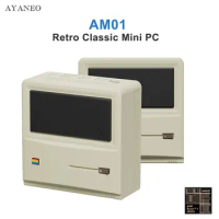 AYANEO AM01 Retro Mini PC AMD Ryzen 7 5800U 32G DDR4 512G/1T SSD NVMe SATA WIFI6 BT5.2 M.2 2230 Windows 11 Gaming Home Office