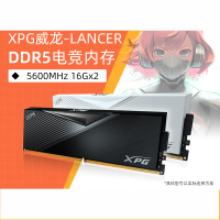威剛XPG威龍LANCER DDR5 5600MHz 16G/32G臺式機電腦內存條馬甲條