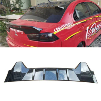 For Mitsubishi Lancer EX Roof BIG Spoiler Accessories ABS Plastic Car Trunk Tail WING Body Kit 2009-2016 Year