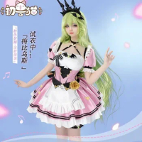 Game Honkai Impact 3 Mobius Maid Dress Mobius Cosplay Cosplay Women Maid Party Dress Honkai Impact 3 Mobius Halloween Uniform