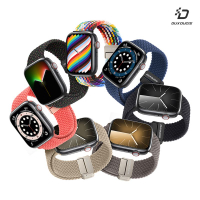 Apple Watch (38 /40 /41mm) / (42/44/45/49mm) 磁吸扣編織錶帶