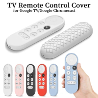 Newest Non-slip Soft Silicone Case For Chromecast Remote Control Protective Cover Shell for Google TV 2020 Voice Remote Control