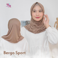 Hijab Sport Jersey/Hijab Bergo Hamidah - Hijab Sport Jersey Bergo Hamidah yang Nyaman saat Beraktivi