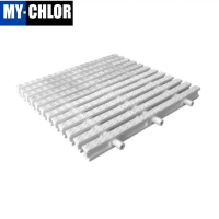 COD Swimming Pool Flush Deck Grating 1SQFT (8PCS) White 3 Pin - High Quality
