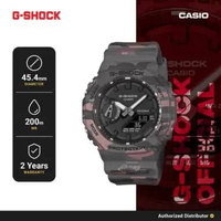 G-Shock GA-2100CM-8ADR 2100 Series Jam Tangan Analog Digital Pria Original Resin Strap Black