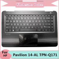 New Original For HP Pavilion 14-AL TPN-Q171 Laptop Palmrest Case Keyboard US English Version Upper Cover