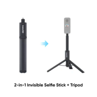 or Insta360 2-in-1 Invisible Selfie Stick and Tripod (ONE X2/ONE R/GO2) Action Cameras Accessories