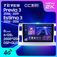 TEYES CC3L CC3 2K For Toyota Previa XR50 3 III 2006 - 2019 Estima AHR20 XR50 3 III 2006 - 2016 Right hand driver Car Radio Multimedia Video Player Navigation stereo GPS Android 10 No 2din 2 din dvd