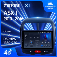 TEYES X1 For Mitsubishi ASX 1 2010 - 2016 Car Radio Multimedia Video Player Navigation GPS Android 10 No 2din 2 din DVD