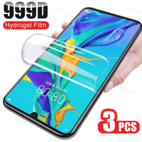3PCS Hydrogel Film For Huawei P30 P40 Lite P20 P50 P60 Pro Screen Protector For Huawei Mate 40 30 20 Lite 50 Pro Soft Gel Film