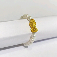 [G35] Cincin Charm Emas 24k Baby Pearl Tiara  cocok untuk kamu yang suka kondangan tampil percaya di